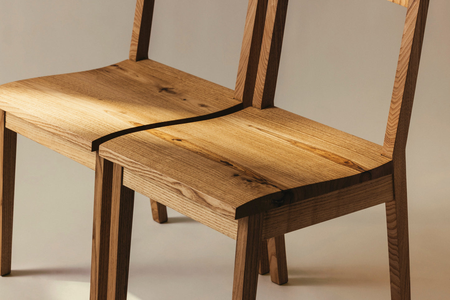#48 Chair/Corrugated Seat